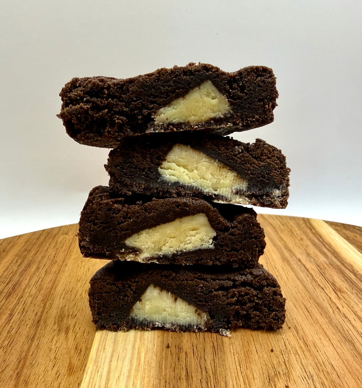 Fudge-Stuffed Chocolate Cookies