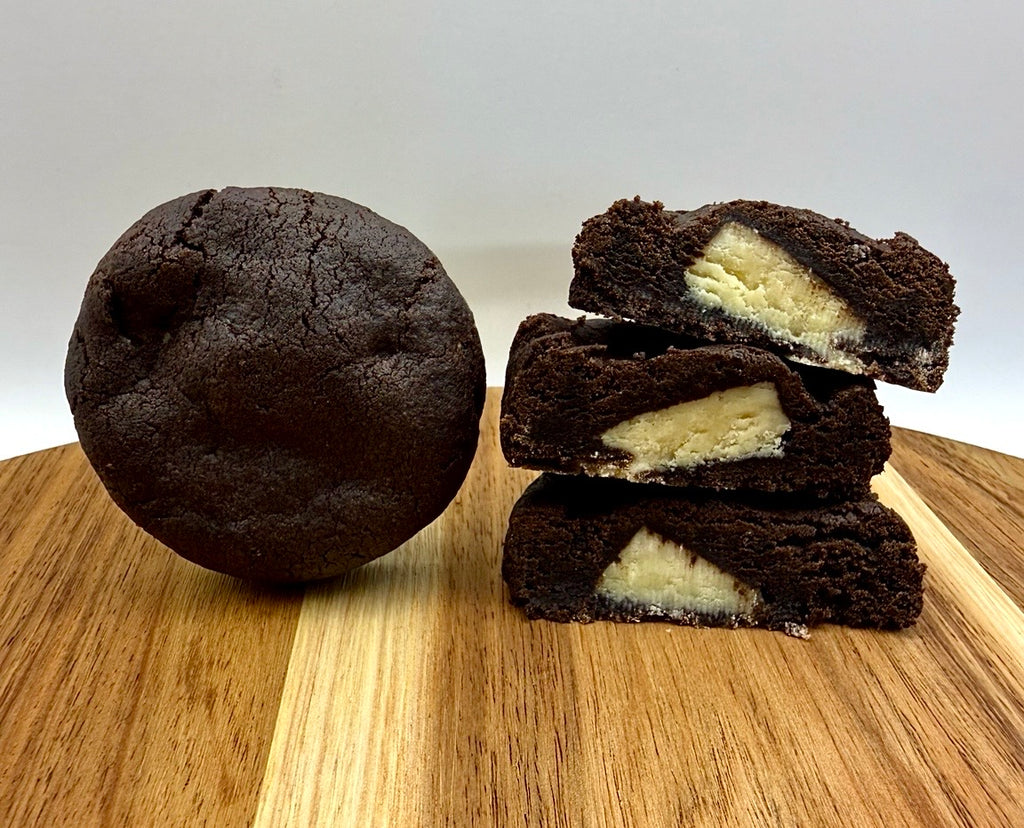 Fudge-Stuffed Chocolate Cookies