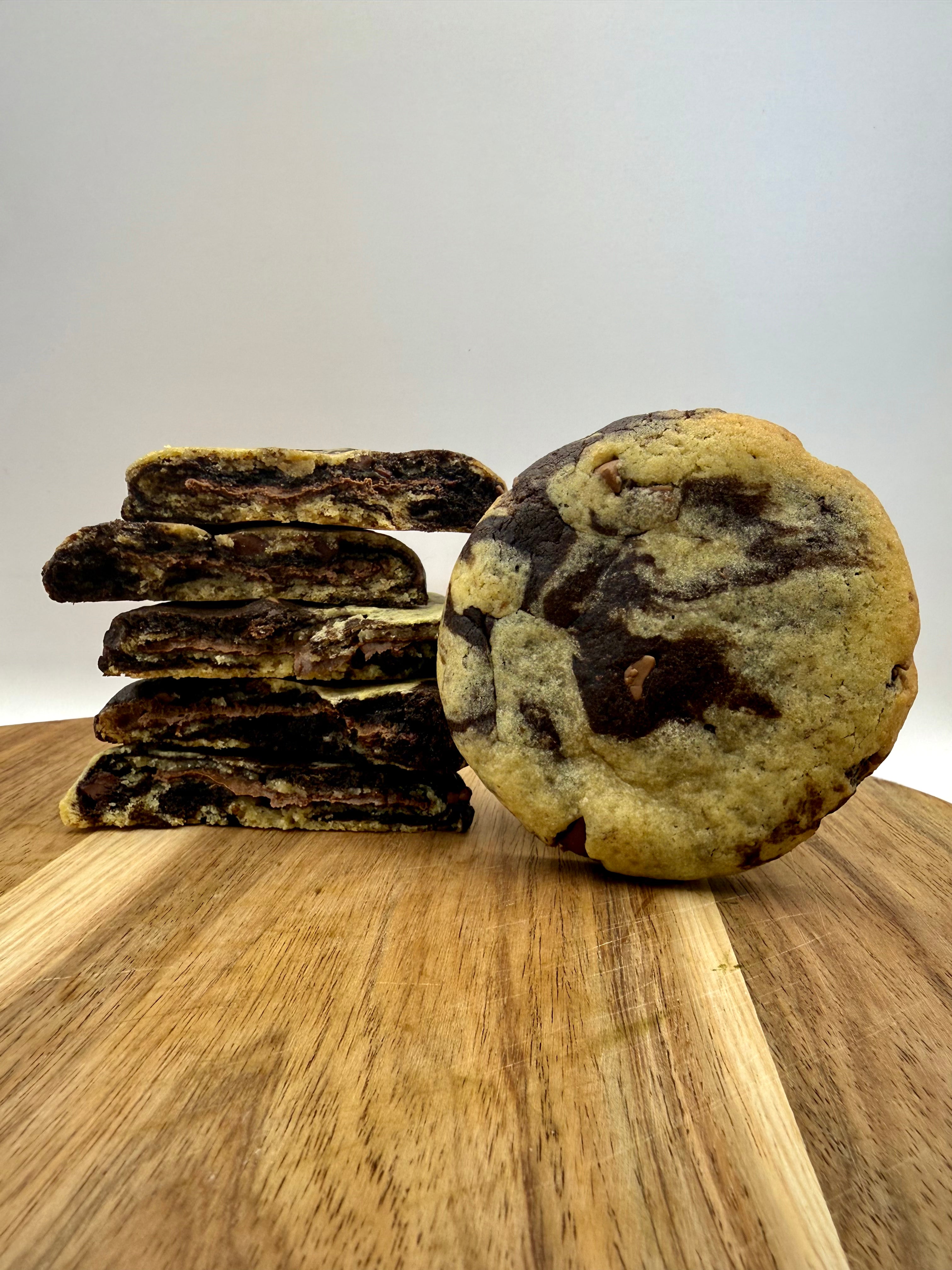 Nutella Marble Cookies